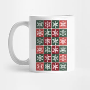 Christmas pattern with snowflakes Mug